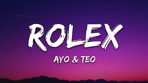 rolex ayo remix|Rolex ayo lyrics.